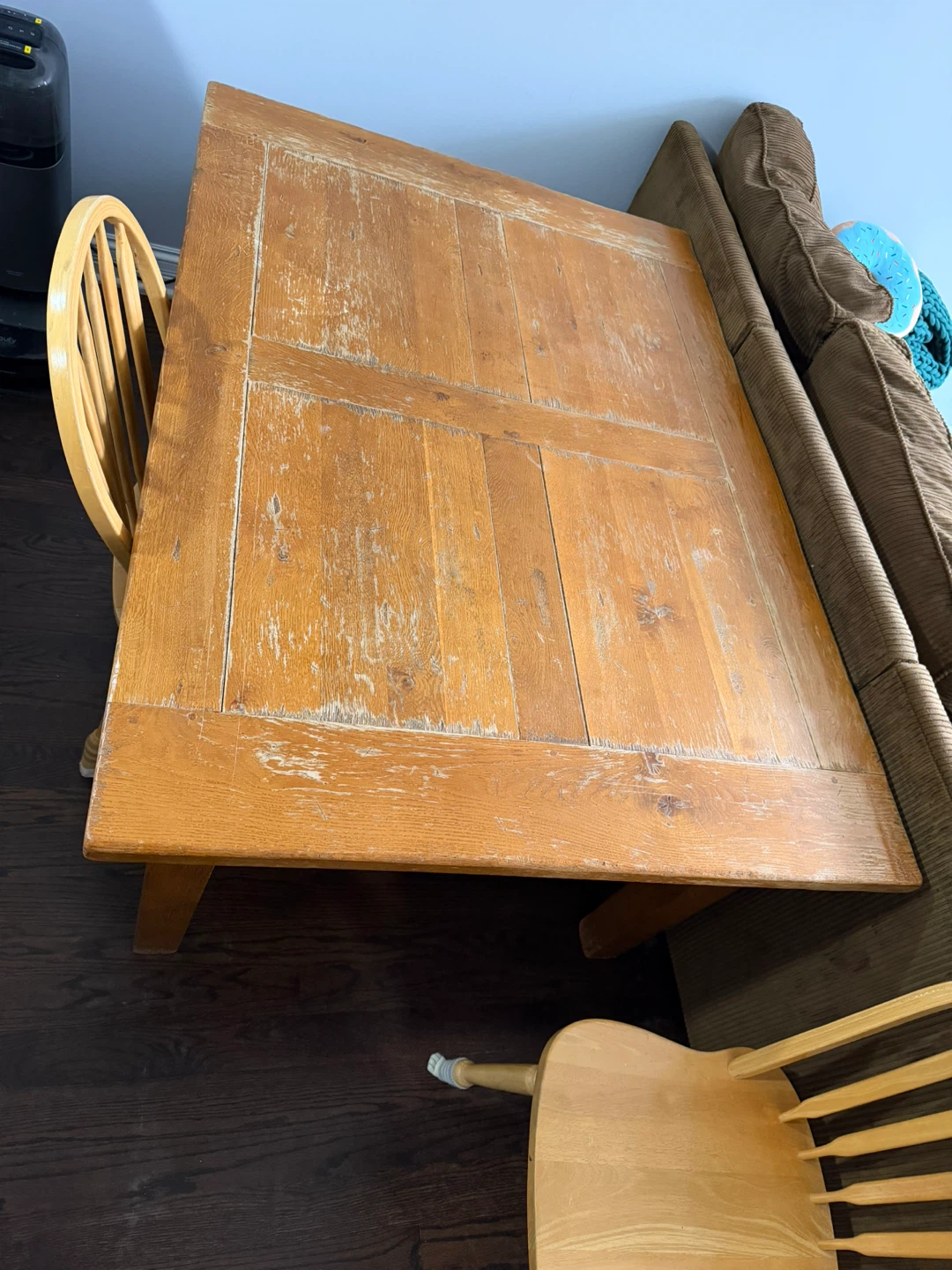 Large Solid Wood Dinner Table