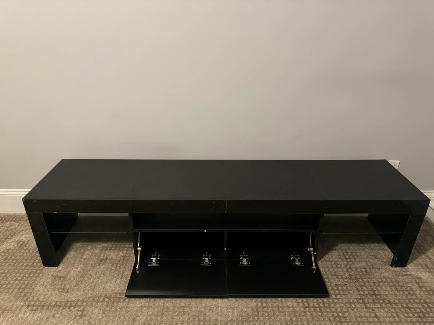 Black Media Console TV Stand up to 85 INCH!! - photo 2