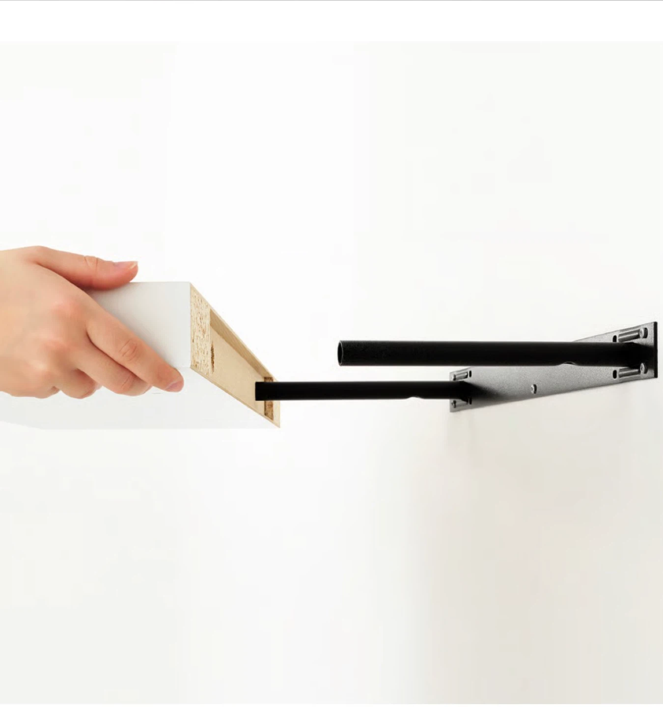 White Floating Shelf - photo 2