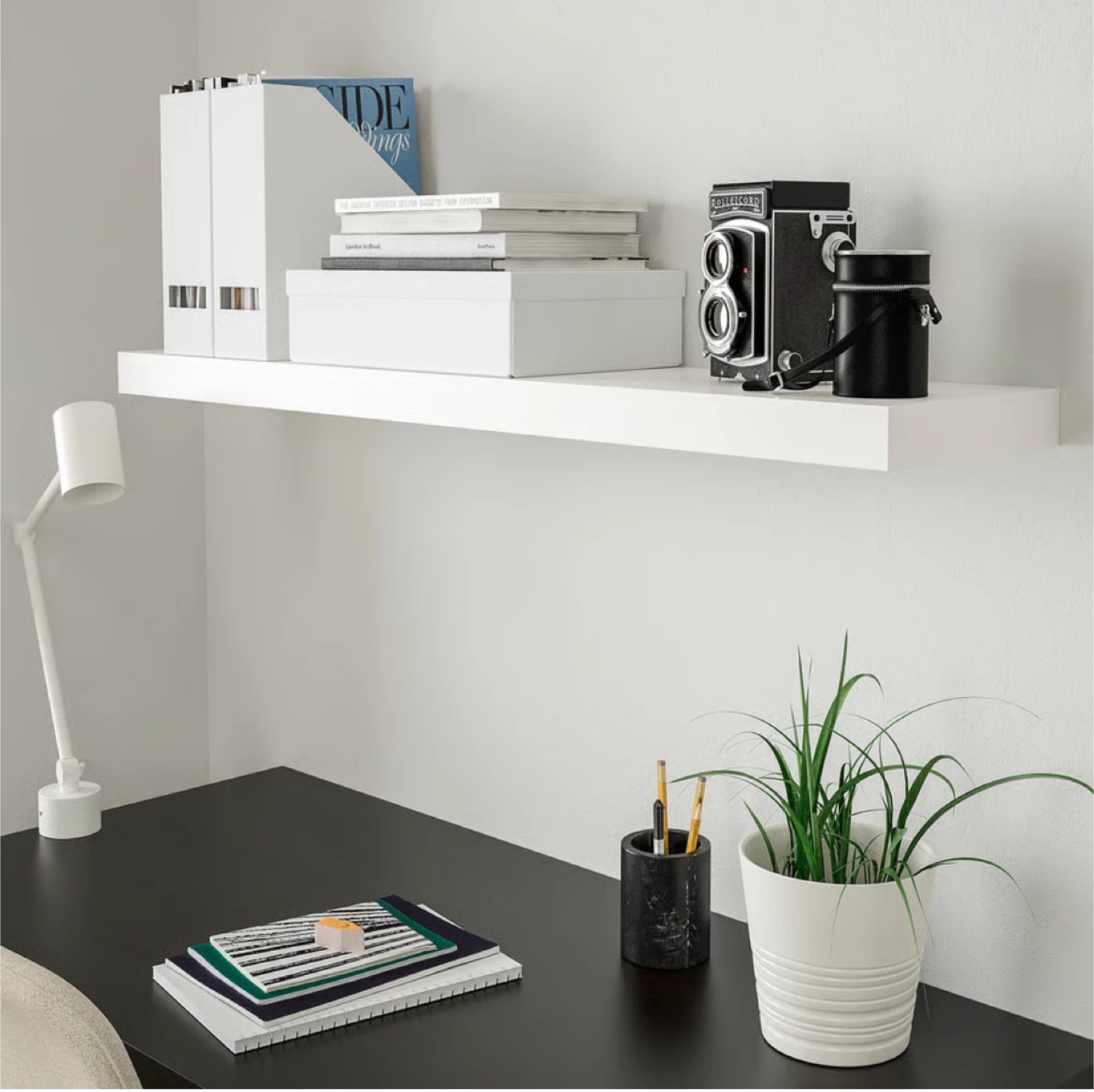White Floating Shelf - photo 5