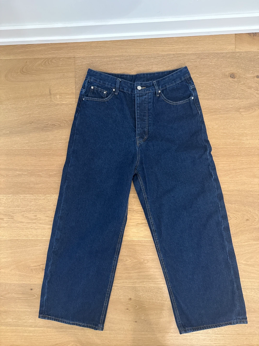 Men’s Baggy Dark Wash Jeans - 32x30