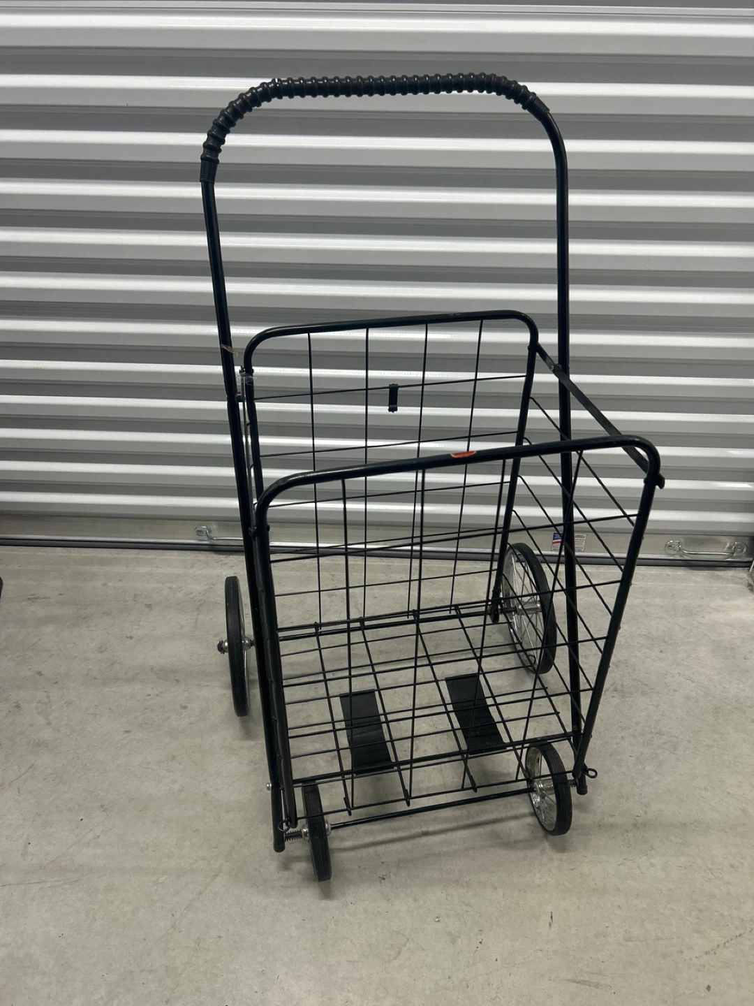 Black Wire Shopping Cart Trolley