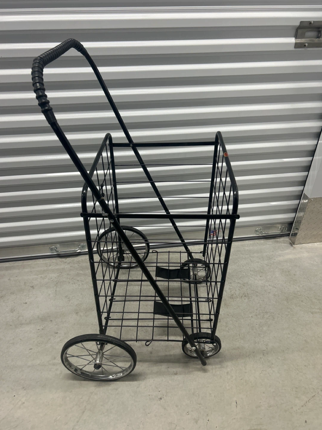 Black Wire Shopping Cart Trolley - photo 2