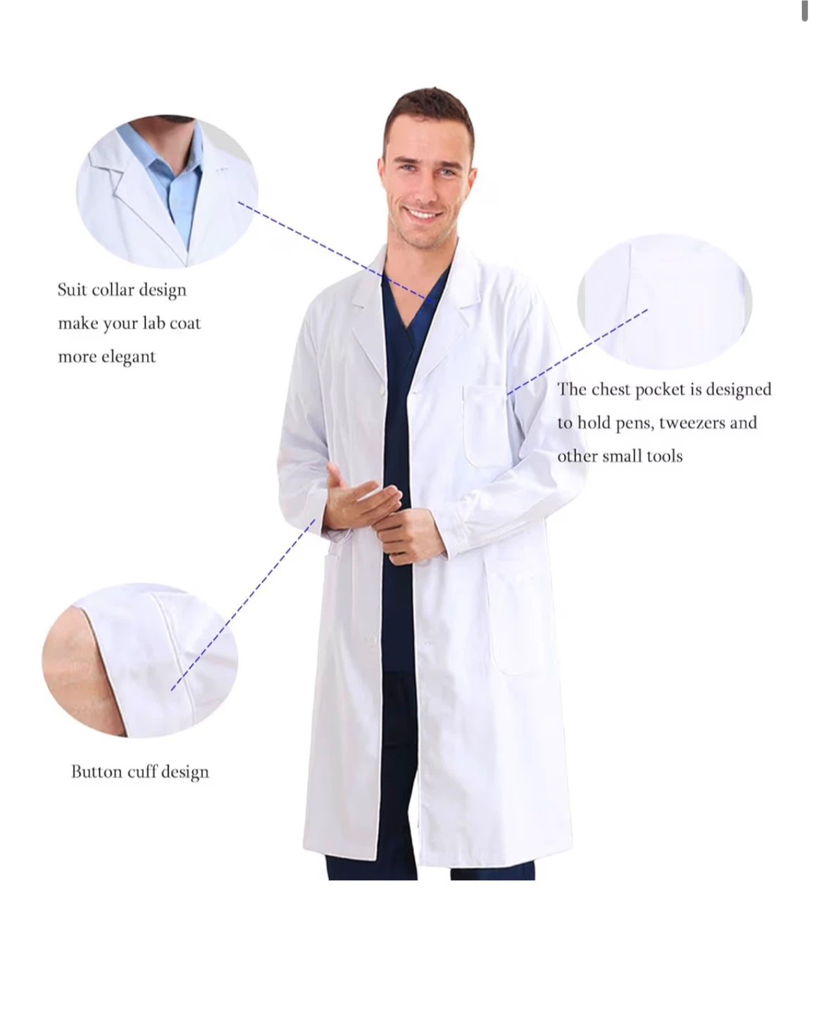 White Lab Coat - photo 3