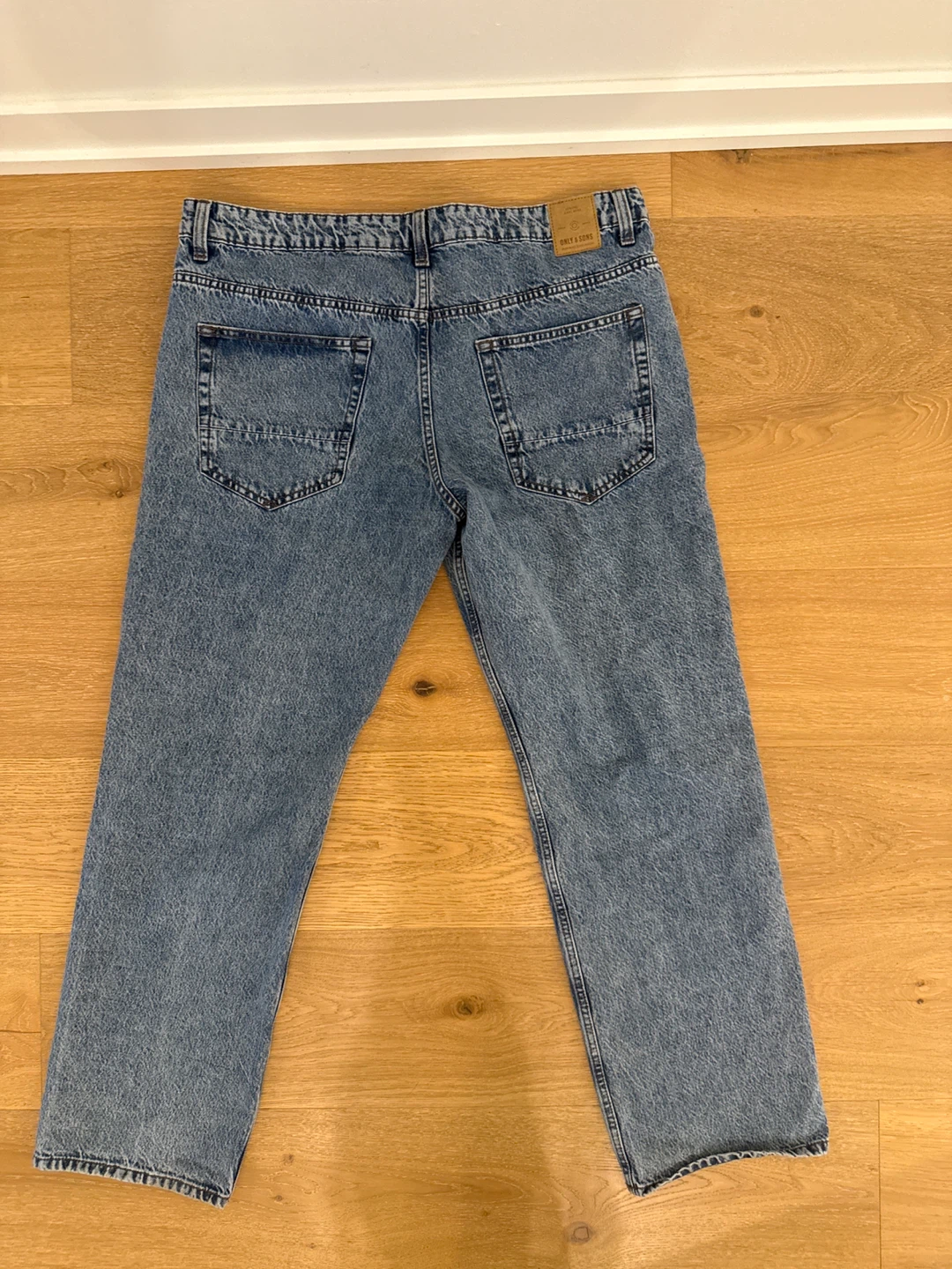 ONLY & SONS Loose Blue Washed Jeans - W36 L32 - photo 3