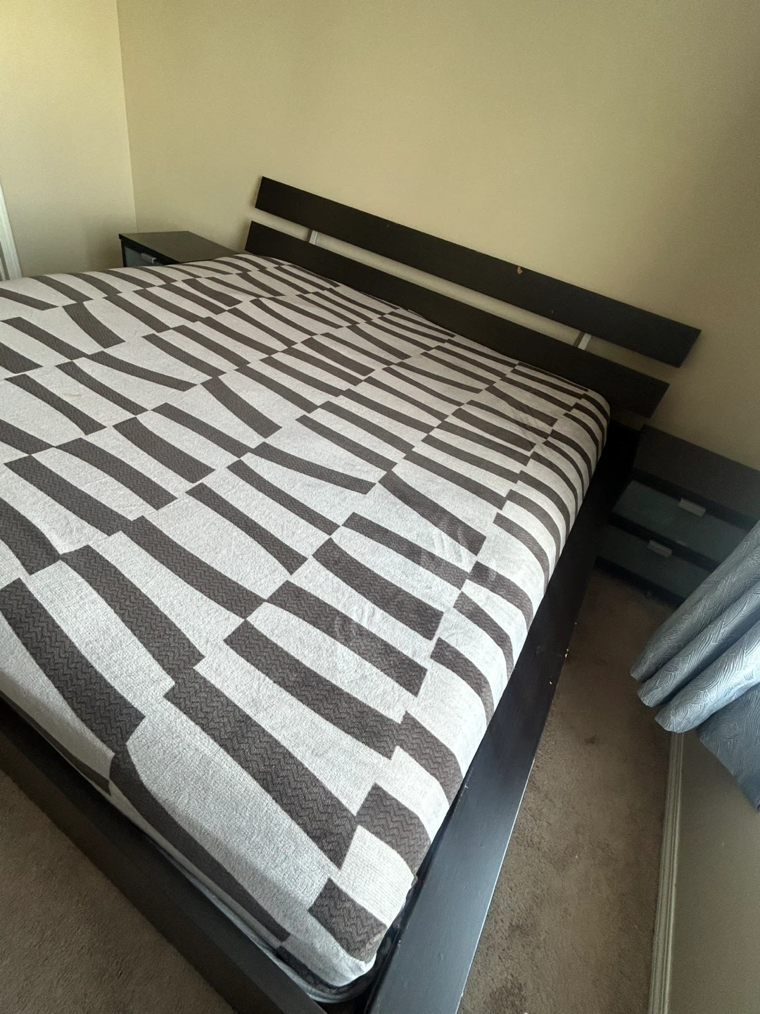 King Bed Frame with Mattress - photo 2