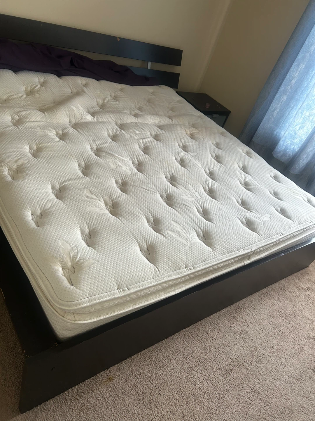 King Bed Frame with Mattress - photo 3