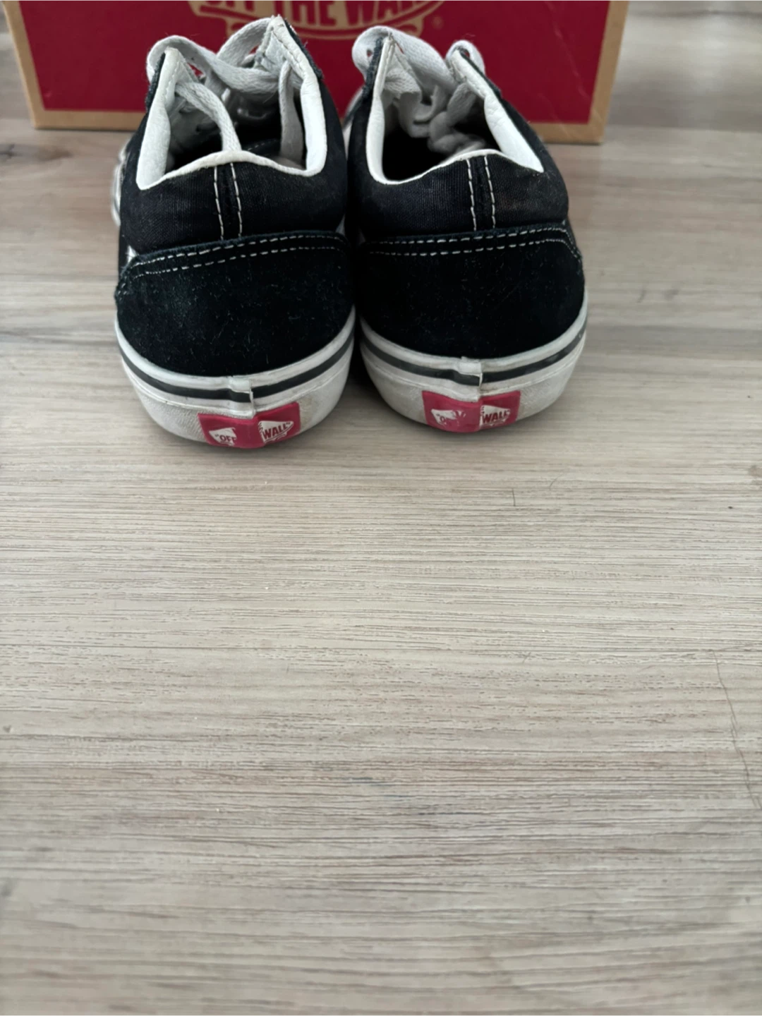 Vans Old Skool Black/White Suede Skate Shoes - photo 4