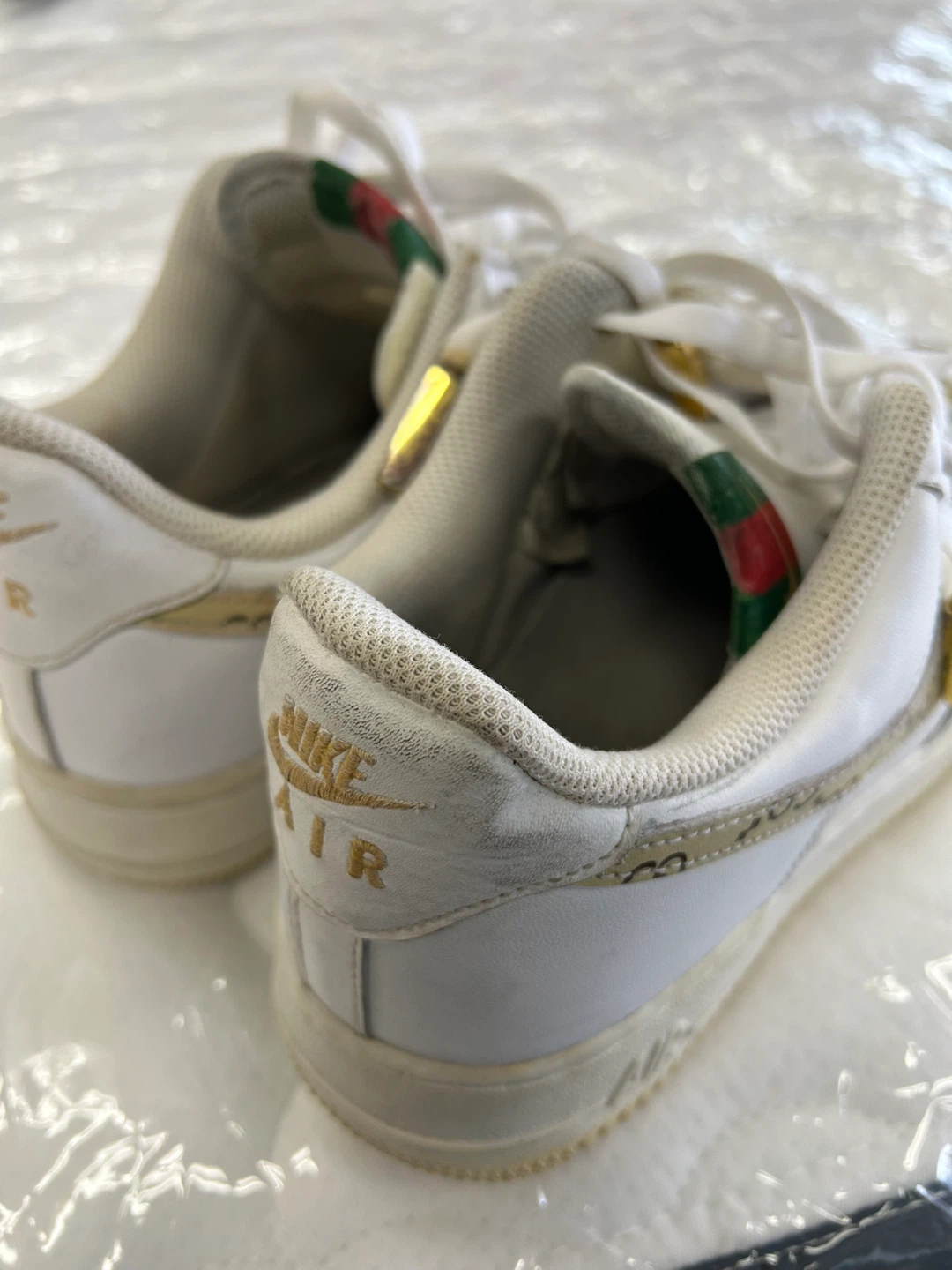 Nike Air Force 1 '07 LV8 x Gucci Custom Sneakers - photo 3