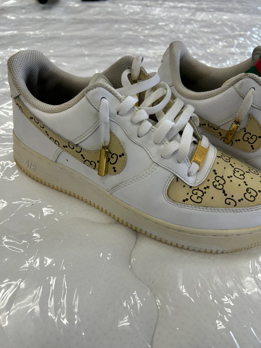 Nike Air Force 1 '07 LV8 x Gucci Custom Sneakers