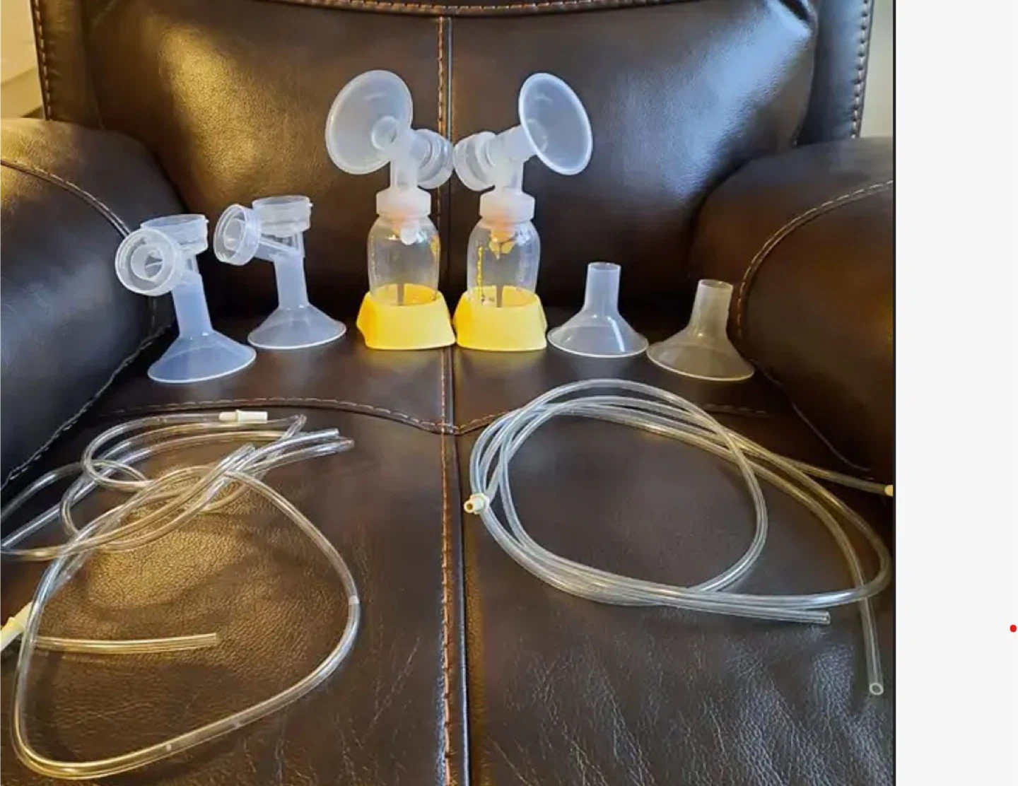 Medela Breast Pump Parts and Bag - photo 2