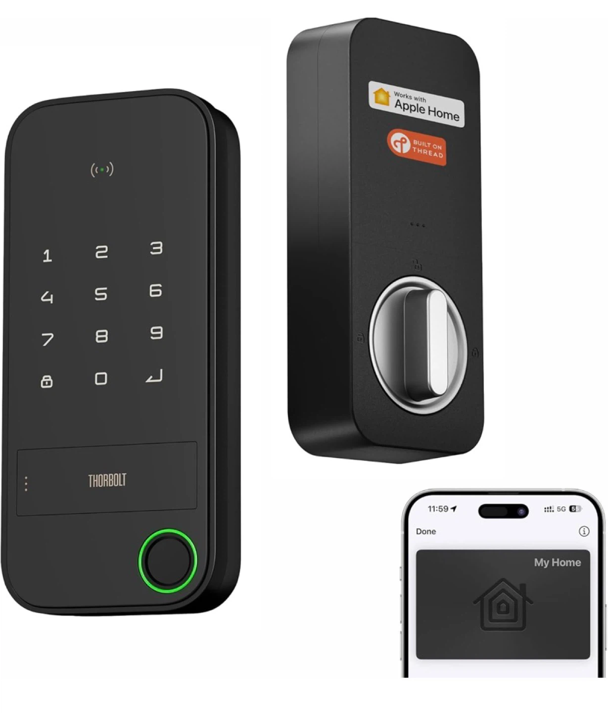 Thorbolt X1 Apple Home Key Lock - Smart Keyless Entry