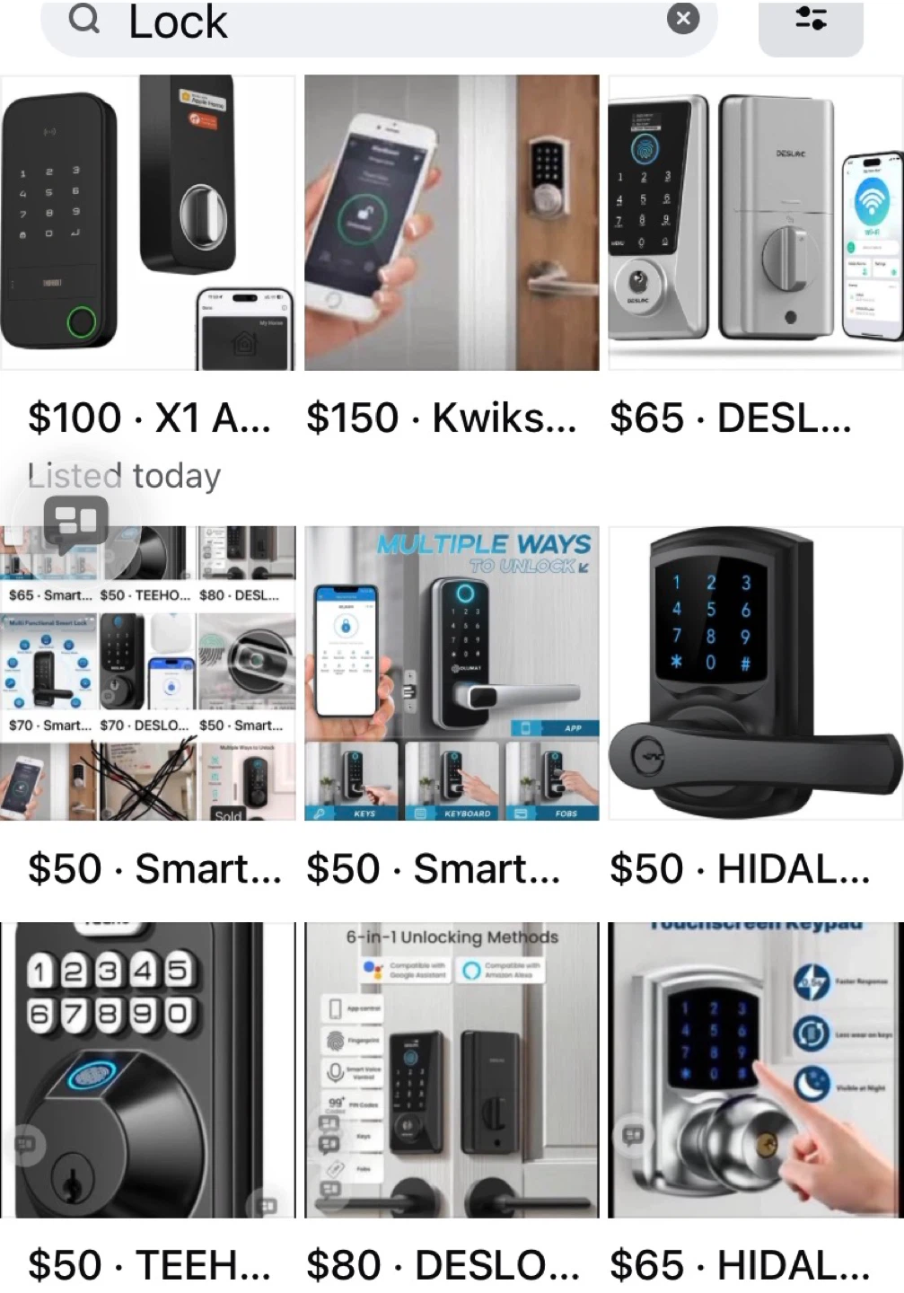 Fingerprint Deadbolt smart door locks - photo 2