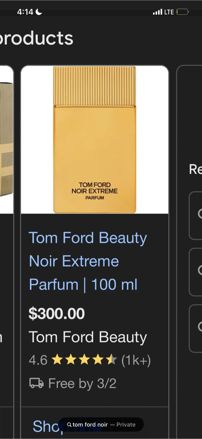 Tom Ford Noir Extreme Parfum 100 ml - photo 2