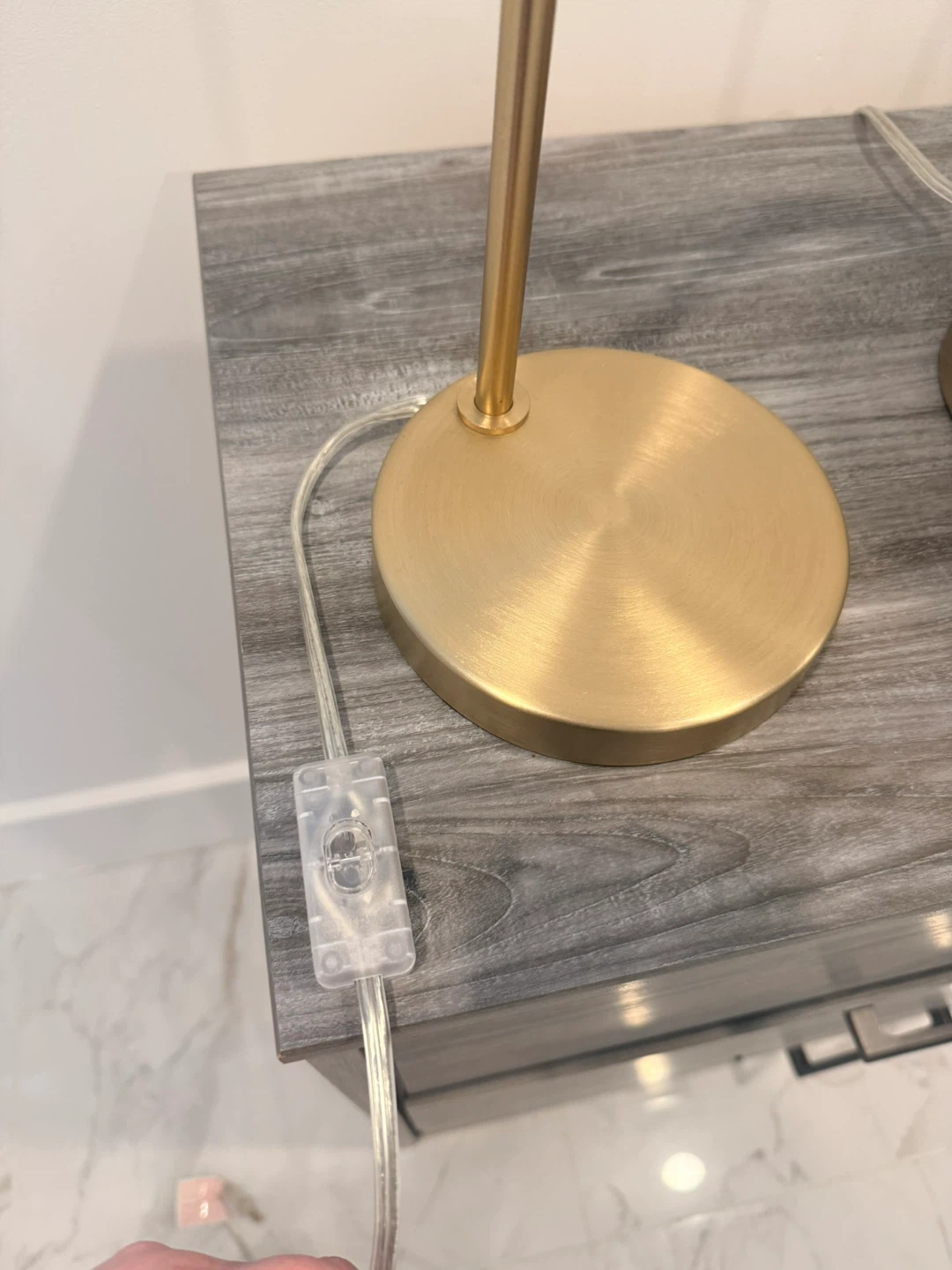 Set of 2 Gold Modern Desk Lamps - photo 3