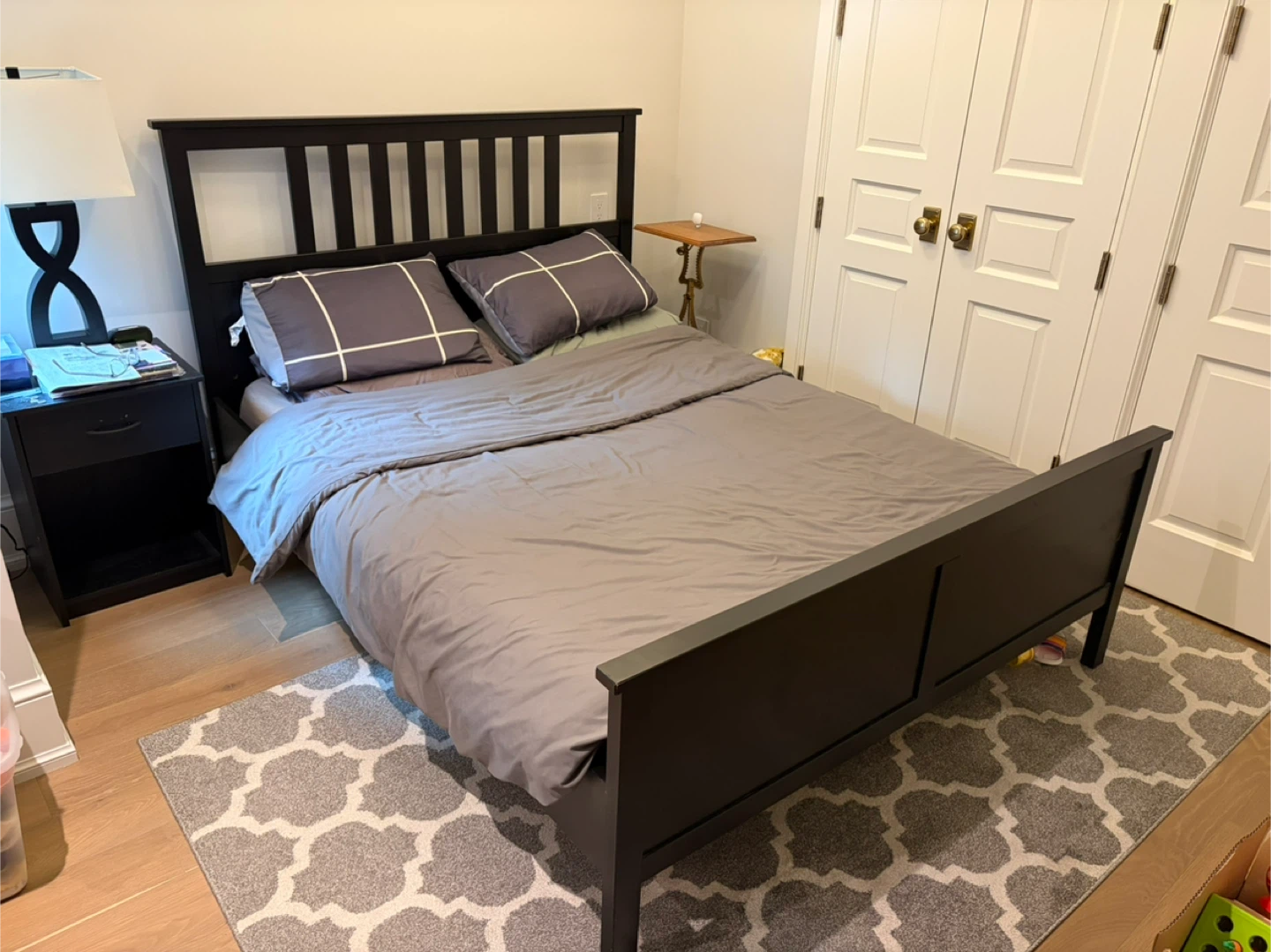IKEA Hemnes Queen Bed Frame - Black-Brown - photo 2