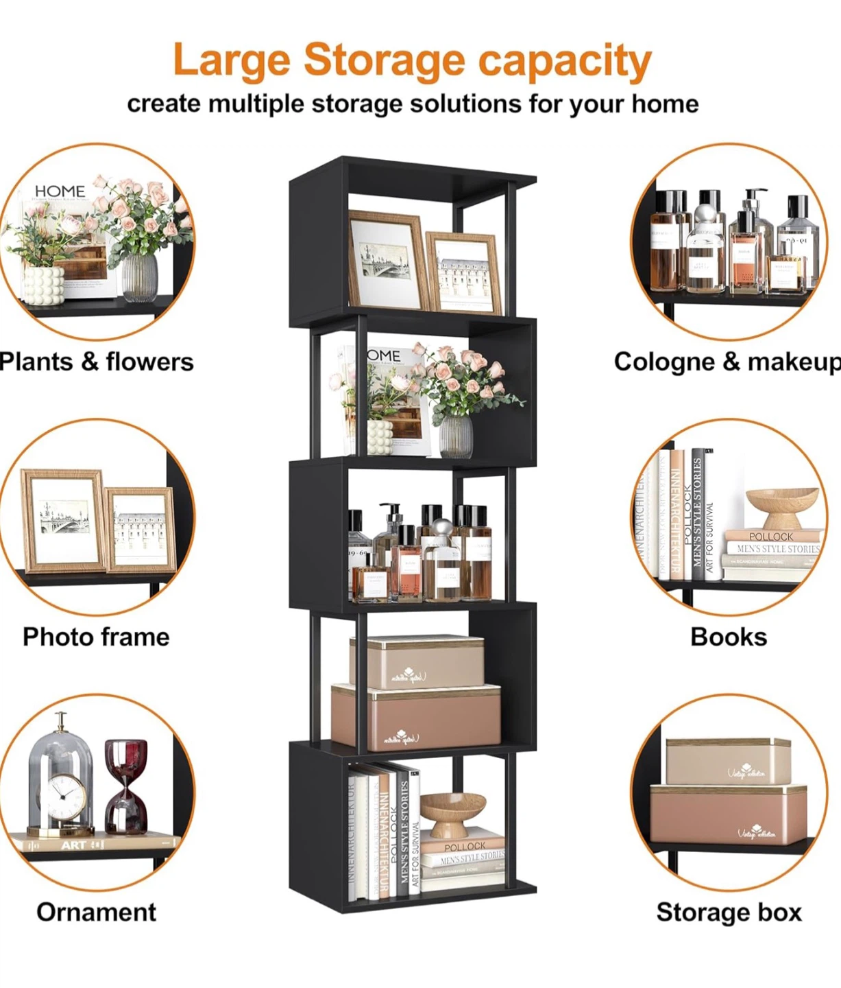 5-Tier Book Shelves