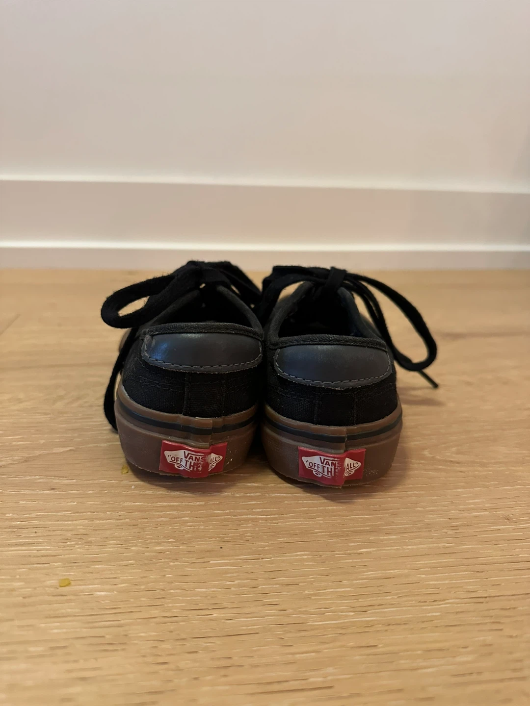 Kids Vans Black Canvas Sneakers Toddler 13 - photo 3