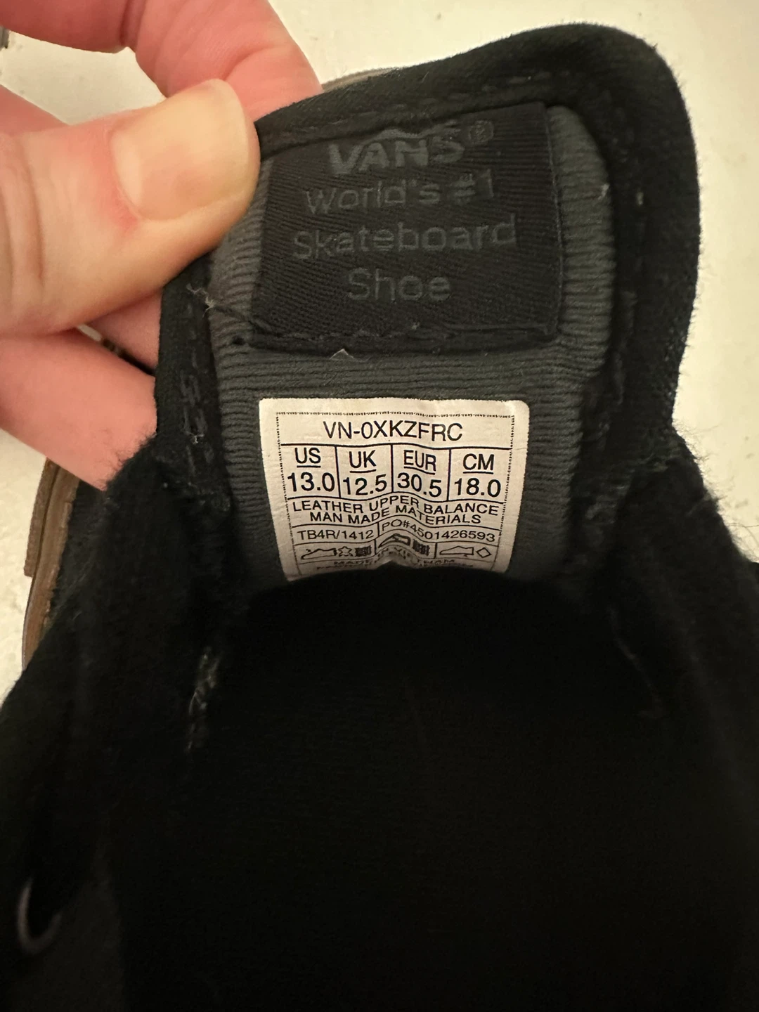 Kids Vans Black Canvas Sneakers Toddler 13 - photo 5