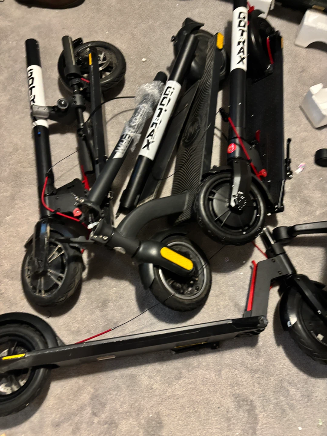 Lot GoTrax Electric Scooters - Parts and Repairs