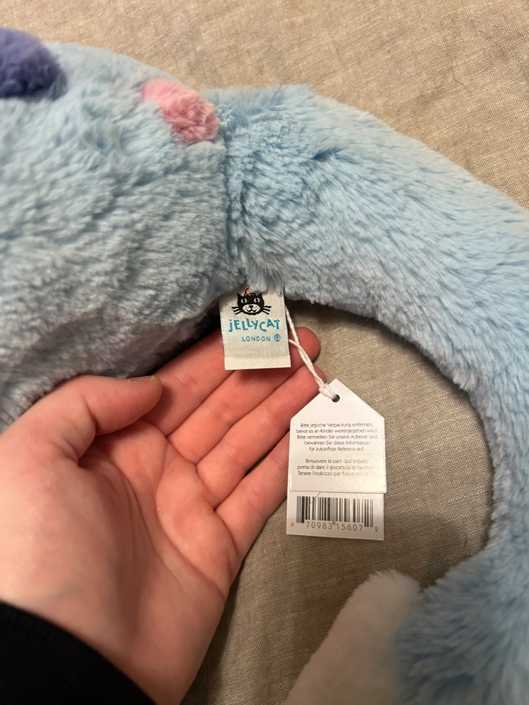 Jellycat Sky Dragon Plush Toy - photo 3