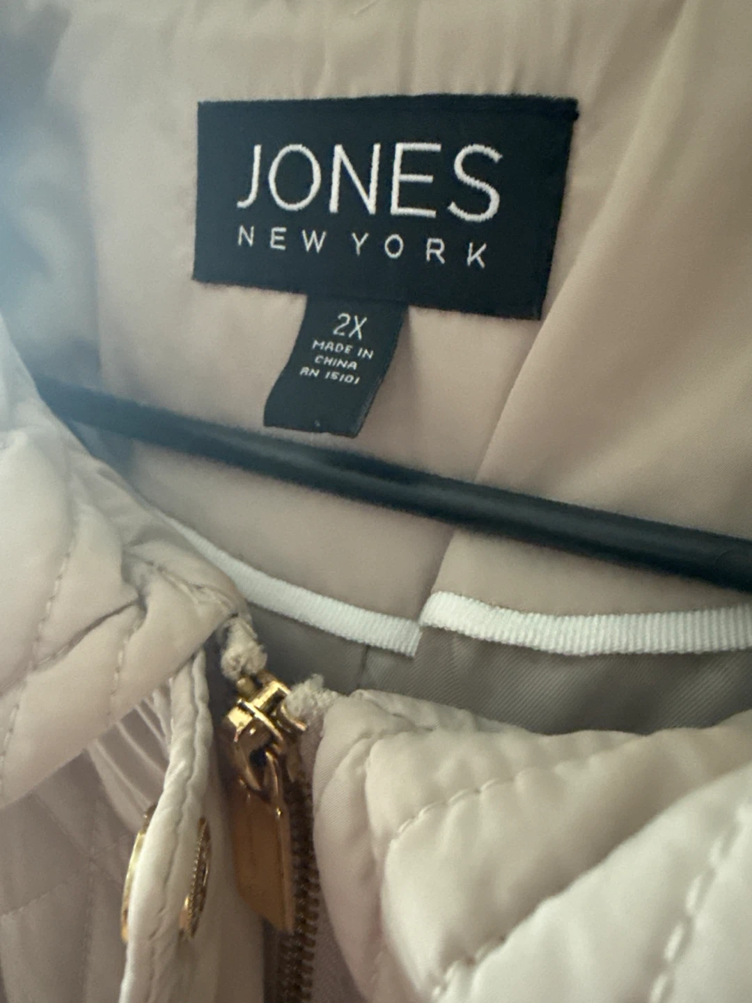 Jones New York Quilted Hooded Jacket - 2X - photo 3