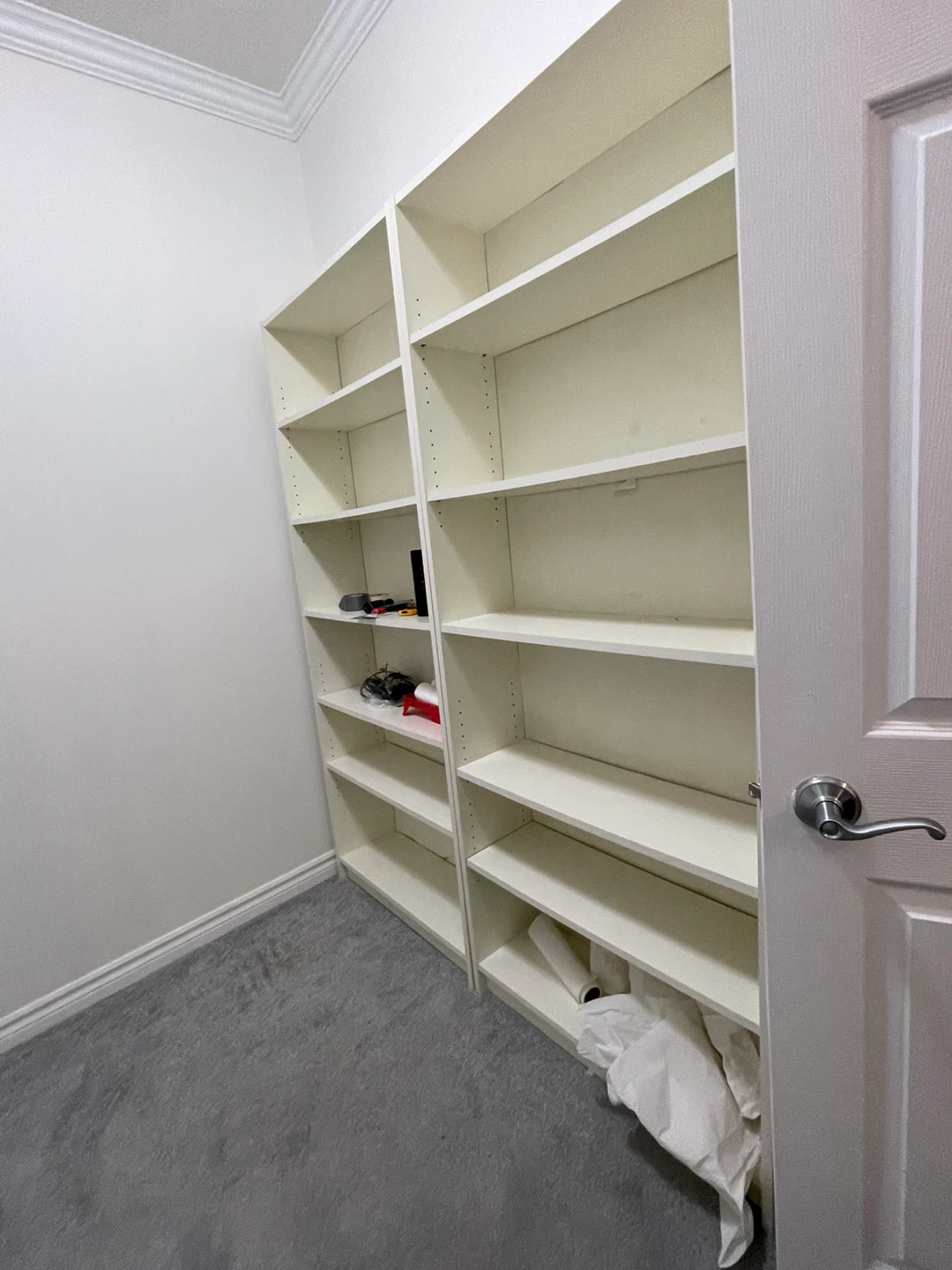 White Bookshelf Unit - photo 2