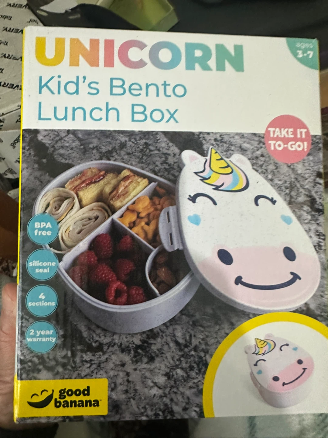Good Banana Unicorn Kid's Bento Lunch Box