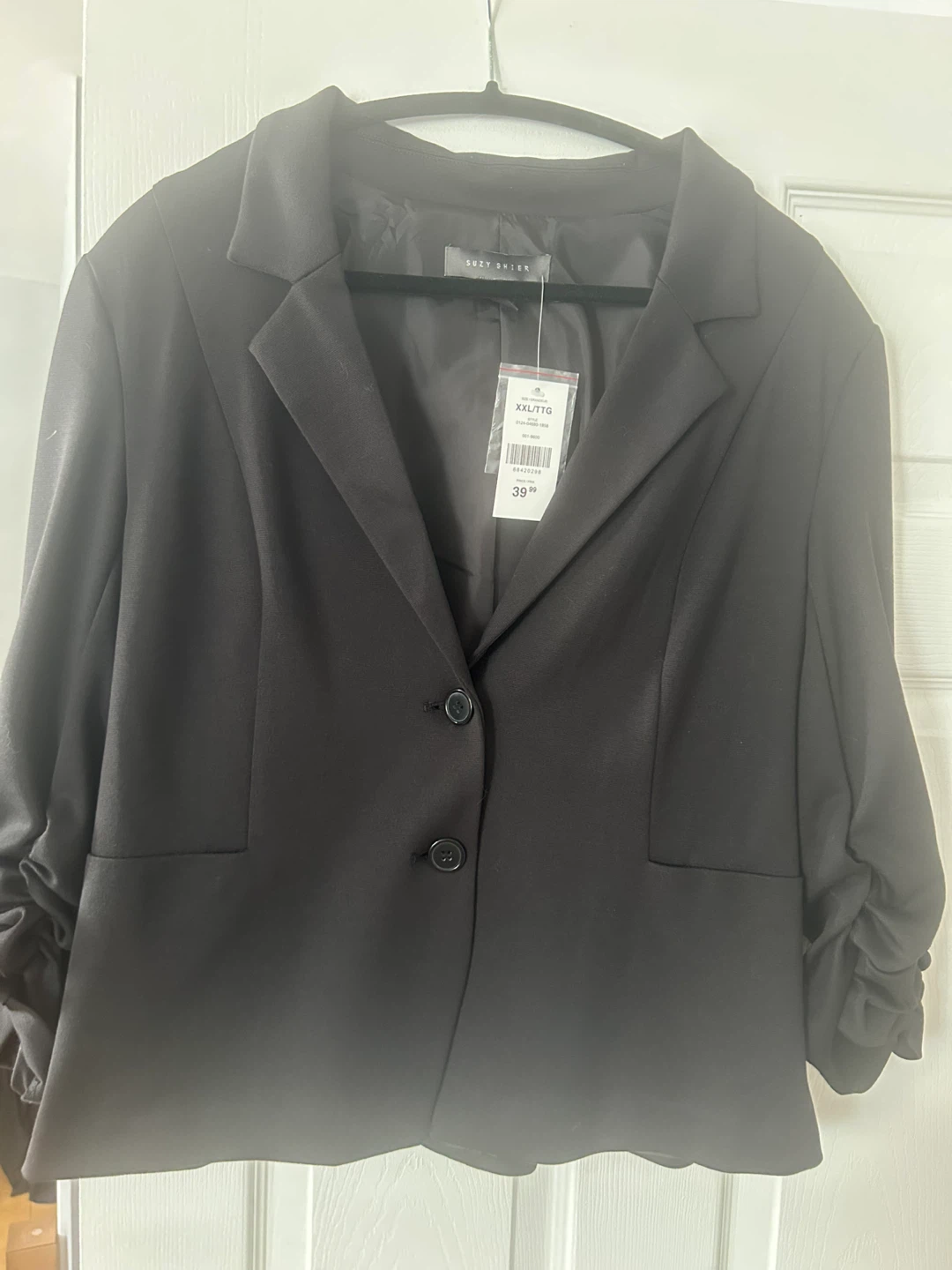 New Black half sleeve  Black Blazer XXL/TTG from Suzy Shier