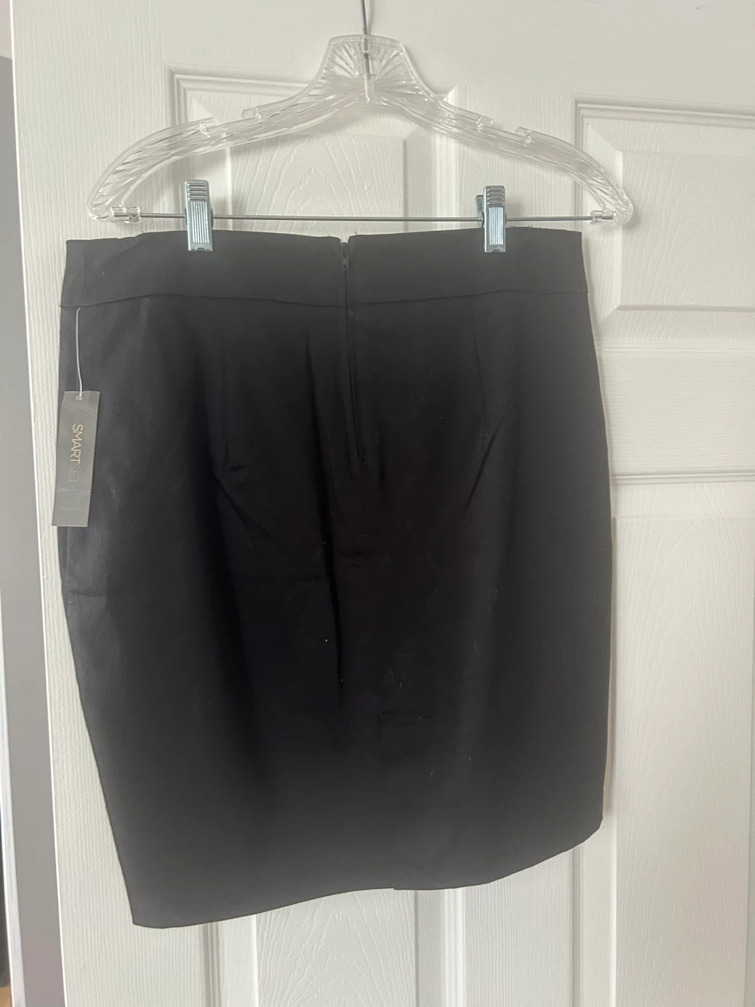 New Smart Set Black Lace Panel Pencil Skirt Size 10 - photo 2