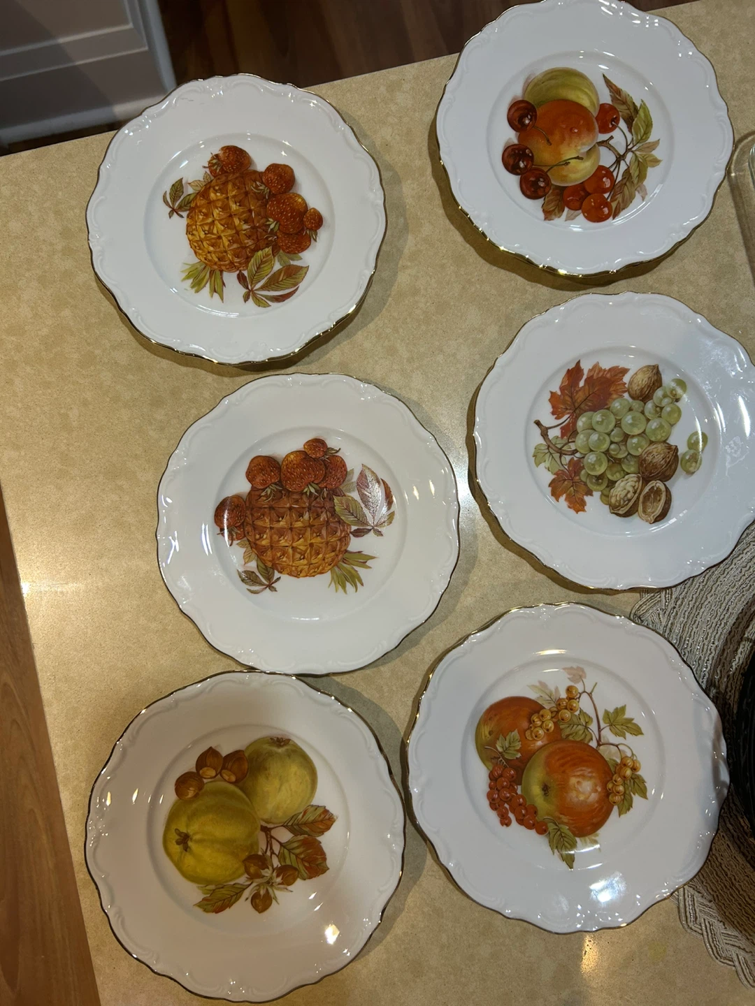 Winterling Bavaria Fruit Plates (Set of 6)
