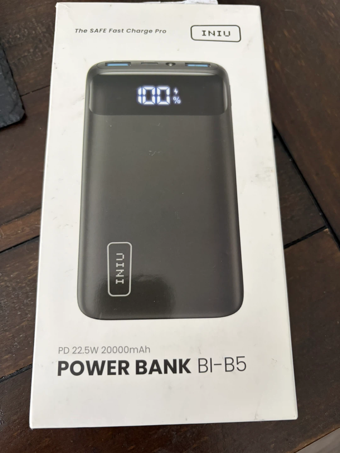 INIU PD 22.5W 20000mAh Power Bank BI-B5