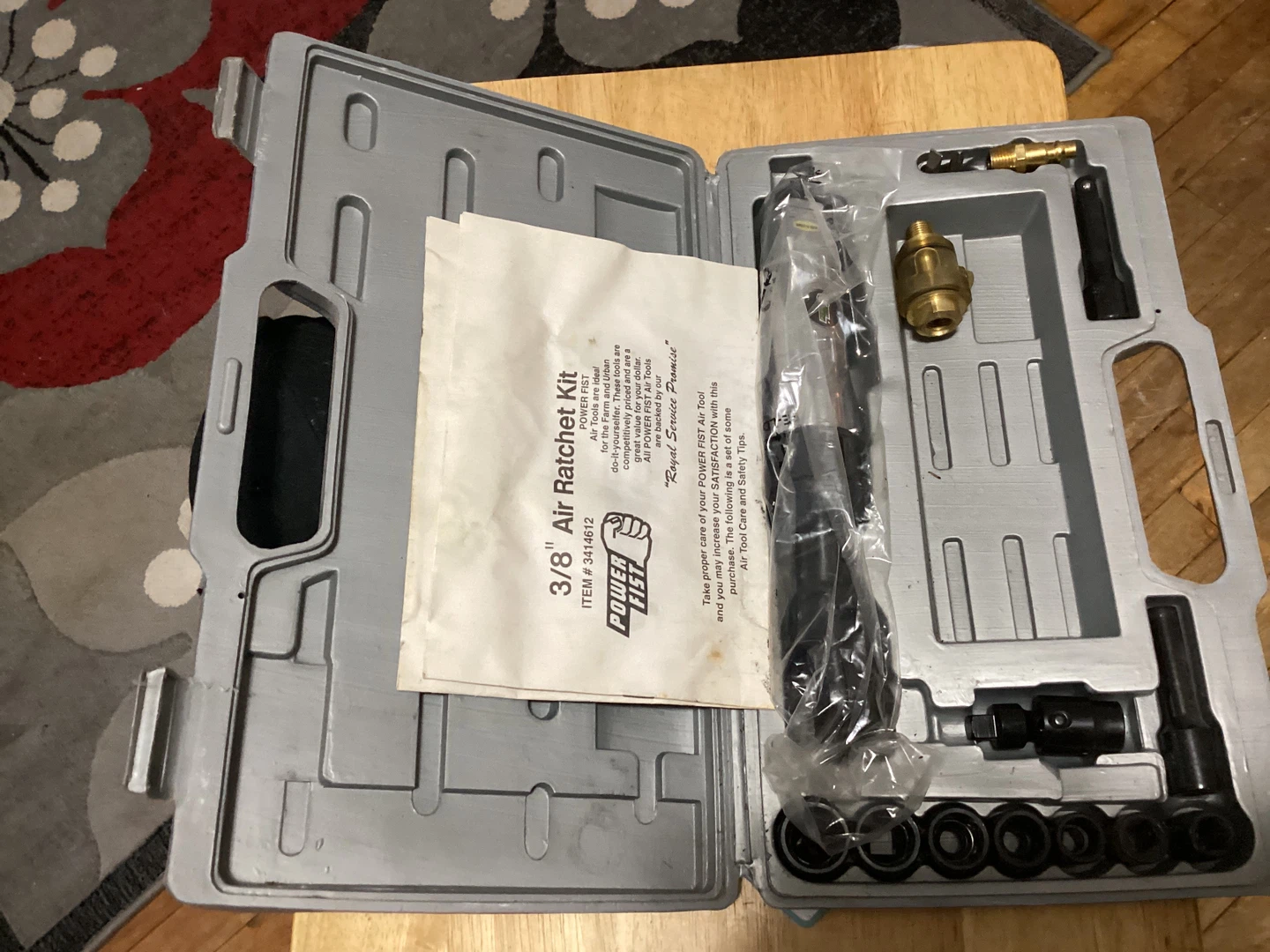 Power Fist 3/8" Air Ratchet Kit