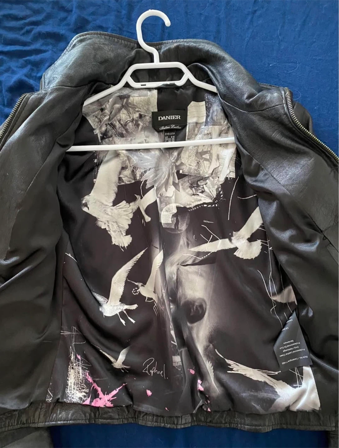 Danier Italian Leather Moto Jacket - Black - photo 4