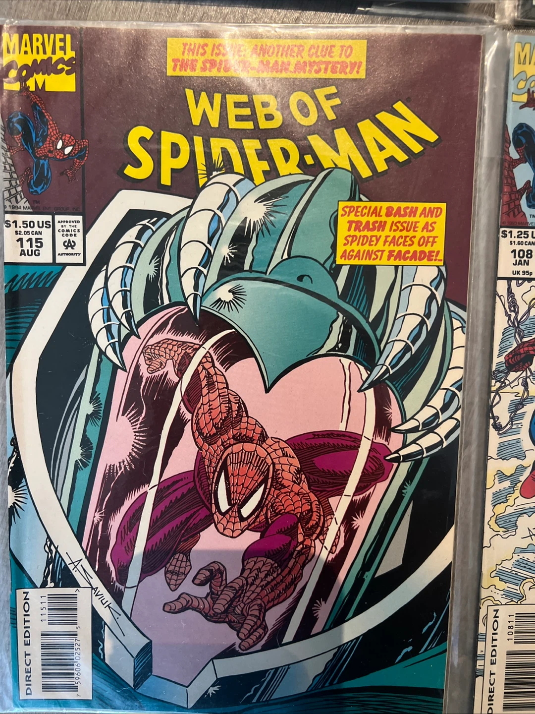 Web of Spider-Man Comic Book Lot - photo 4