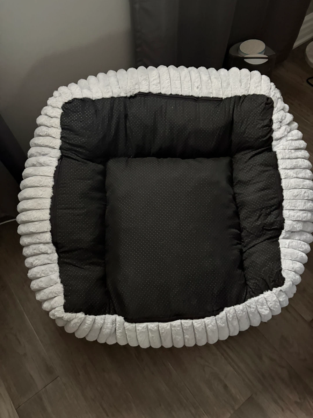 Grey Medium corduroy Bean Bag Chair - photo 3