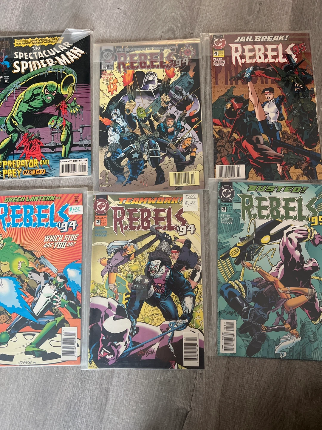DC Comics Rebels '94 and '95 Comic Books Collection