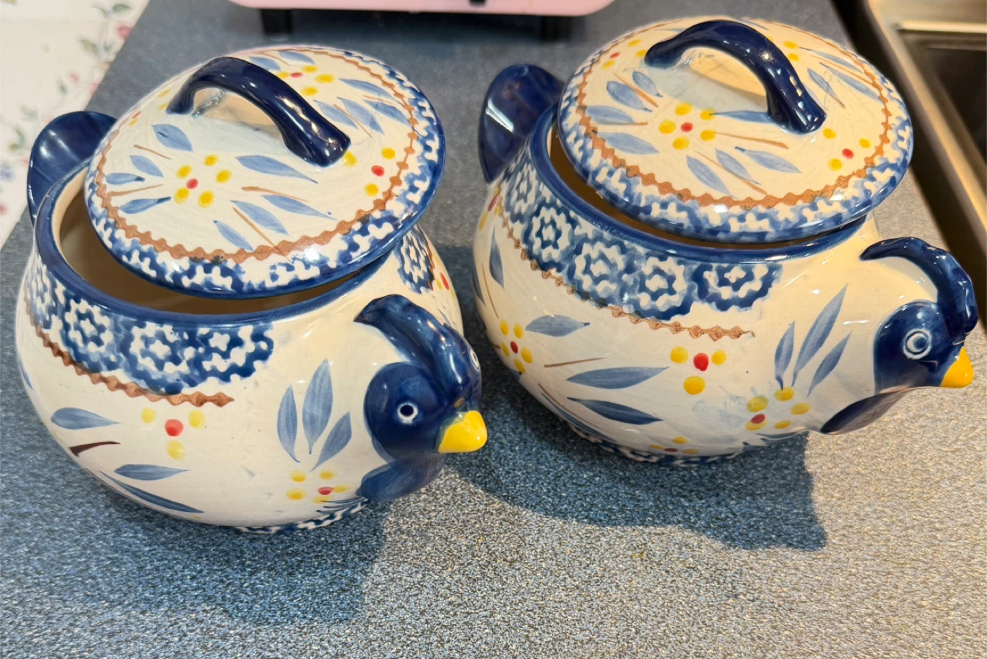 🥕Ceramic Chicken Casserole Dish with Lid - photo 3