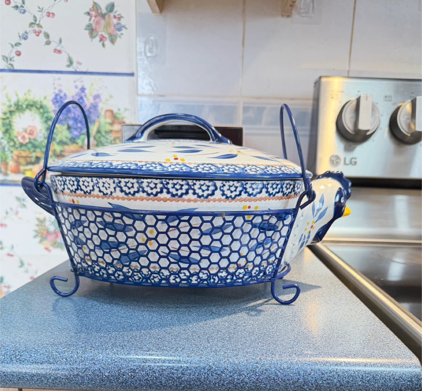 🥕Ceramic Chicken Casserole Dish with Lid - photo 4