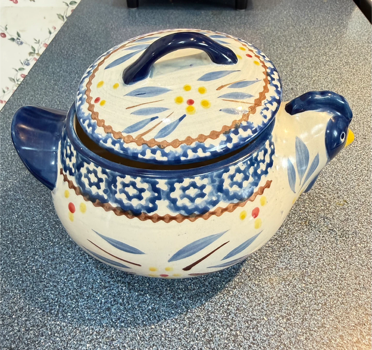 🥕Ceramic Chicken Casserole Dish with Lid - photo 2