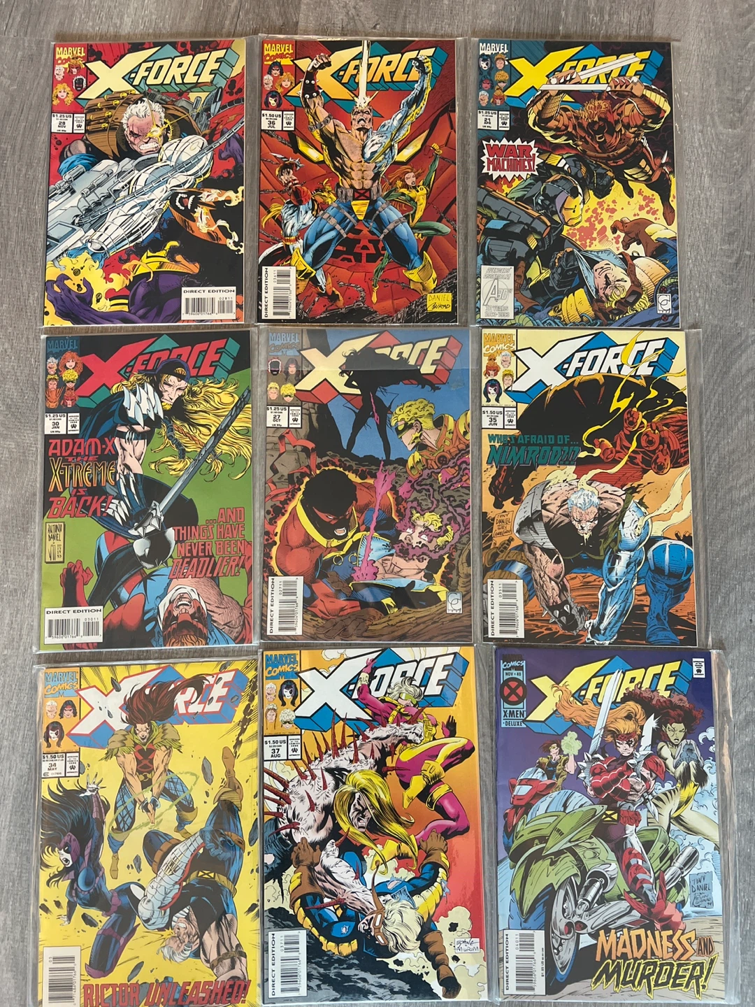Marvel Comics X-Force Issues 34-40