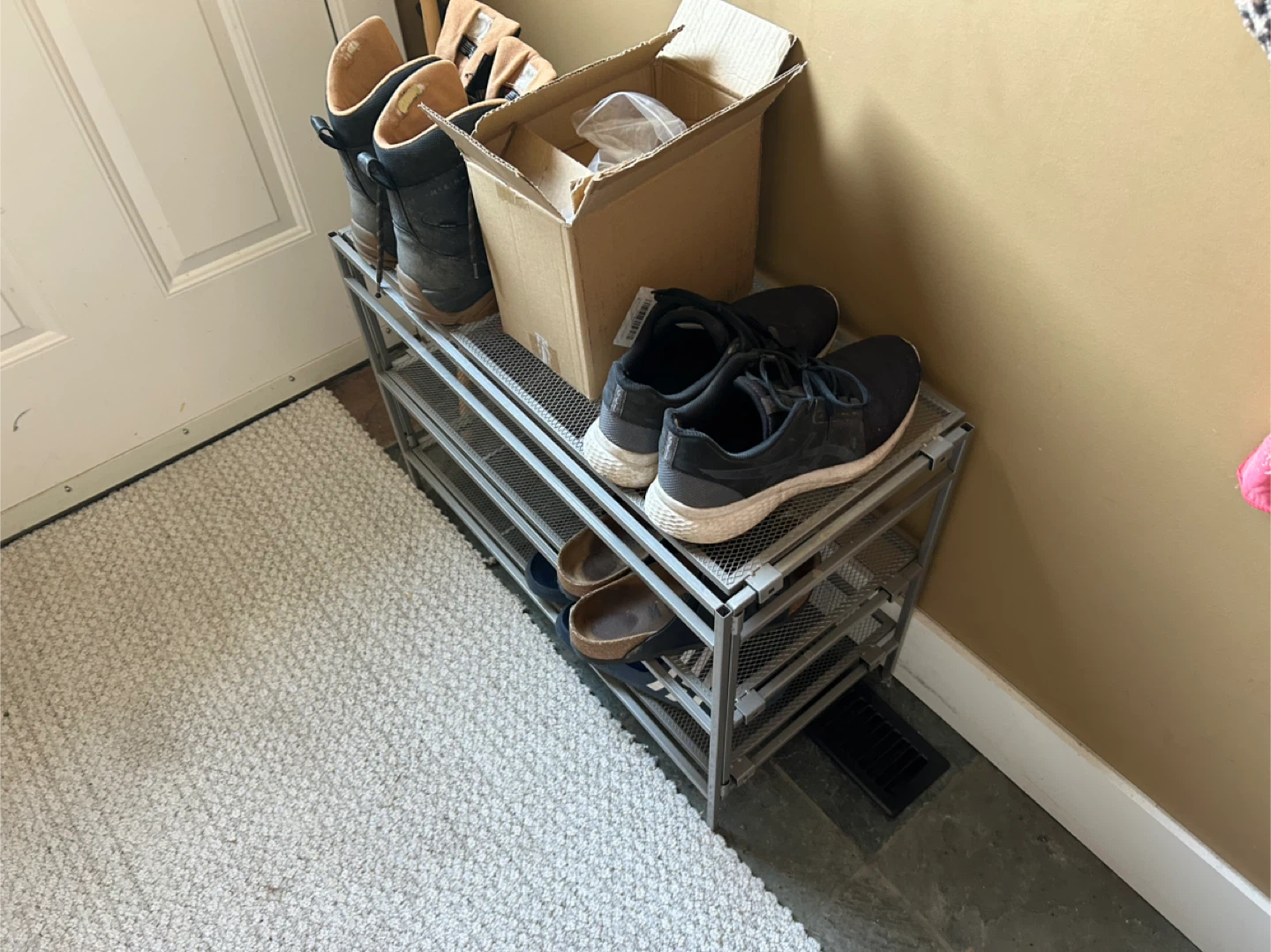 3-Tier Metal Shoe Rack - photo 2