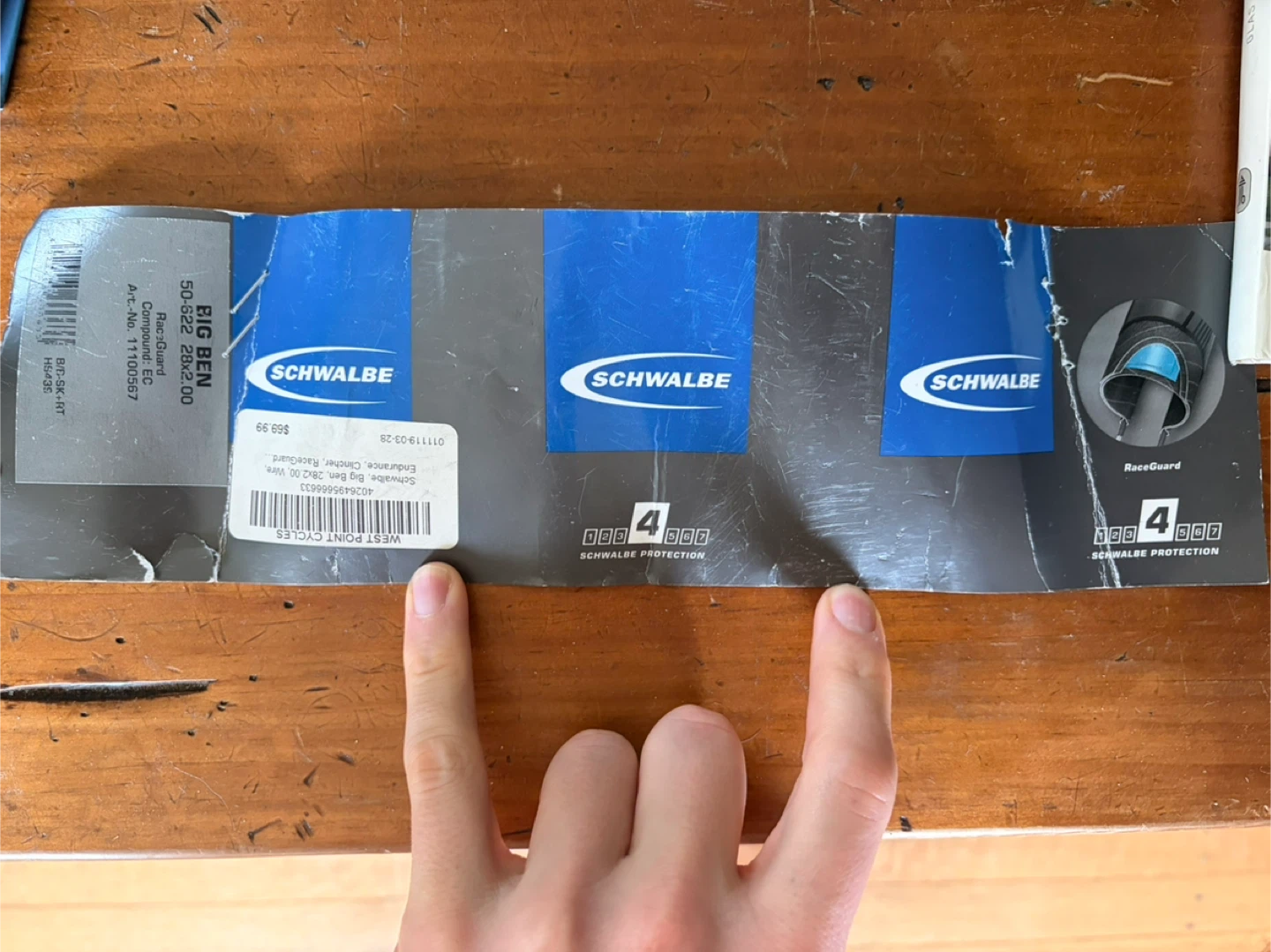 Schwalbe Big Ben 50-622 28x2.00 Wire Bead Tire - photo 3