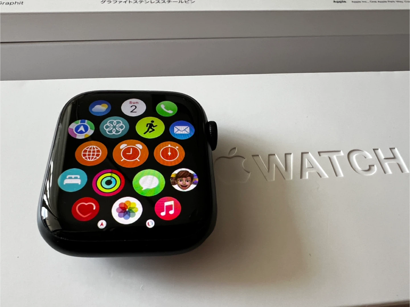 NEW Apple Watch Series 7 45mm GPS Midnight battery health 100% - photo 2