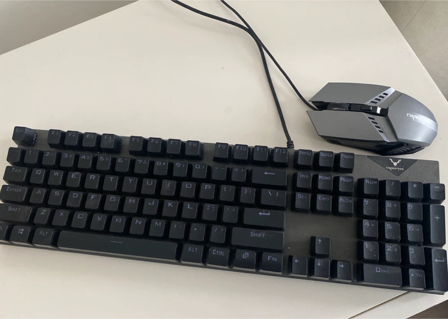 CHROPTER Wired Gaming Keyboard and Mouse Combo