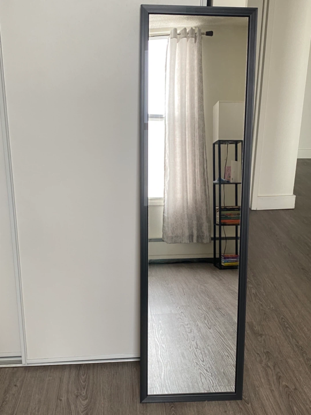 Full Length Mirror with Black Frame