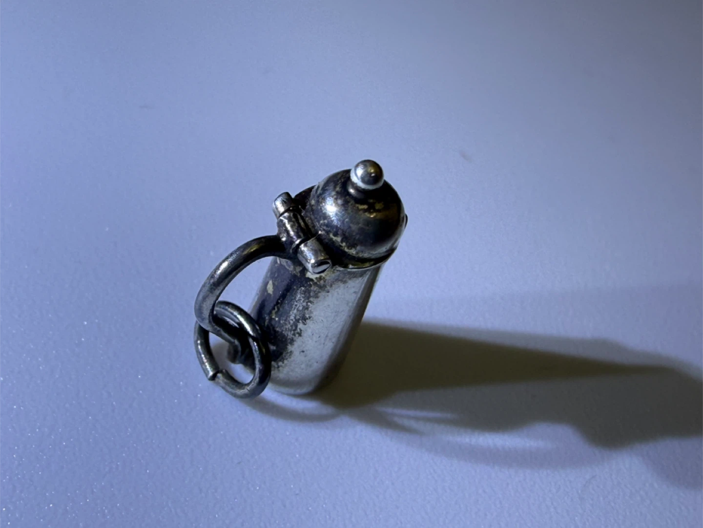 Sterling Opening Teapot Charm Movable Lid Bracelet Pendant - photo 5