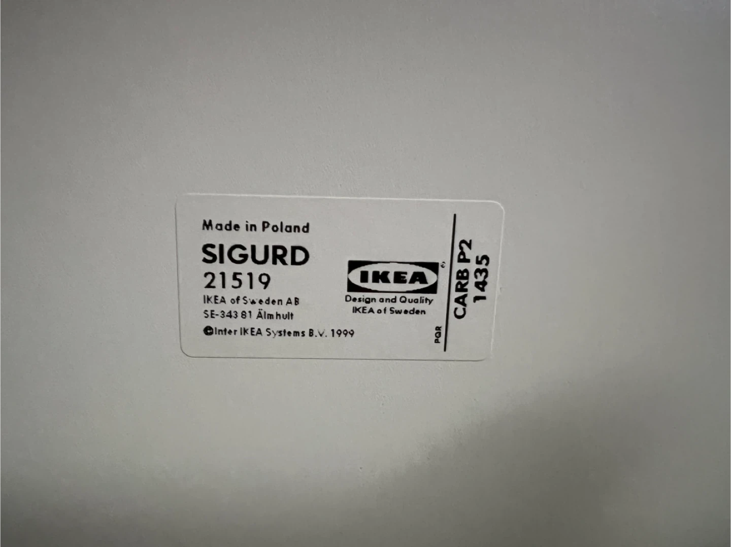 Ikea Sigurd Bench like new, white - photo 2