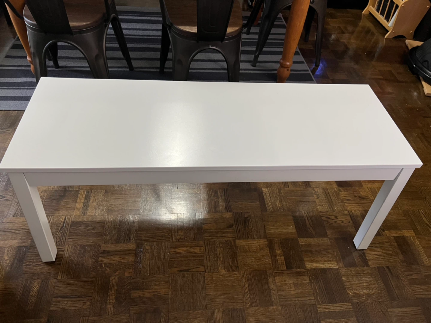 Ikea Sigurd Bench like new, white - photo 3