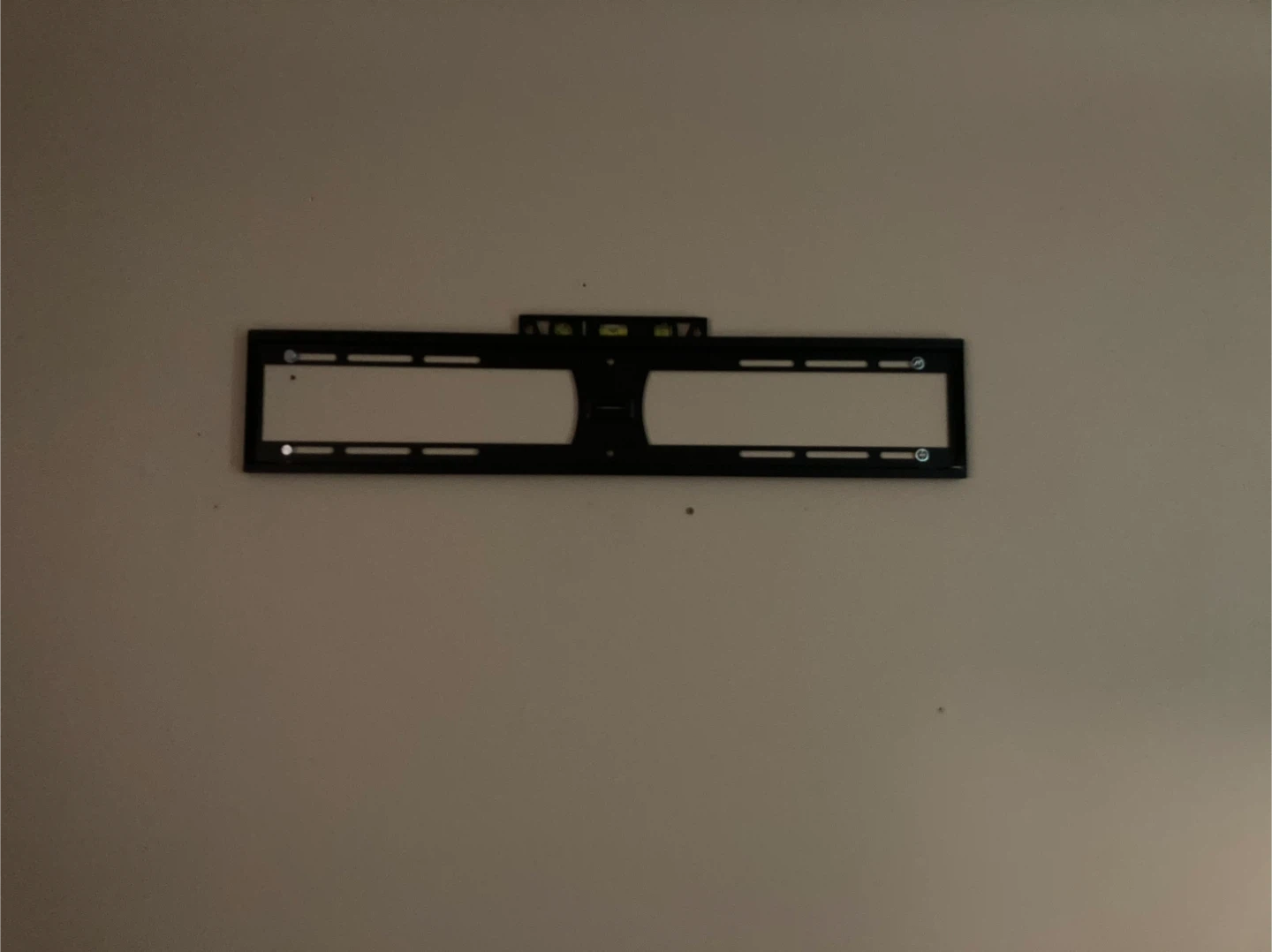 Black Heavy Duty TV Wall Mount with Built-in Level